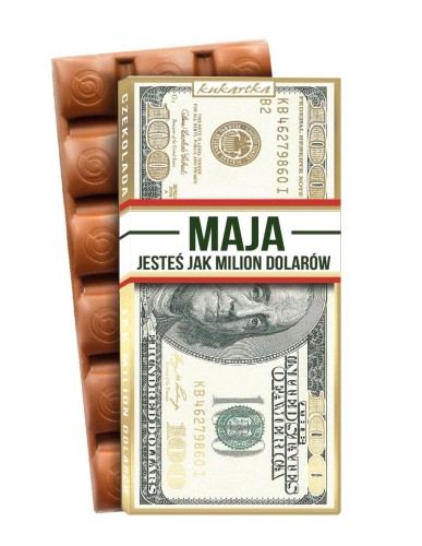 Czekolada 618 Maja (imienne)